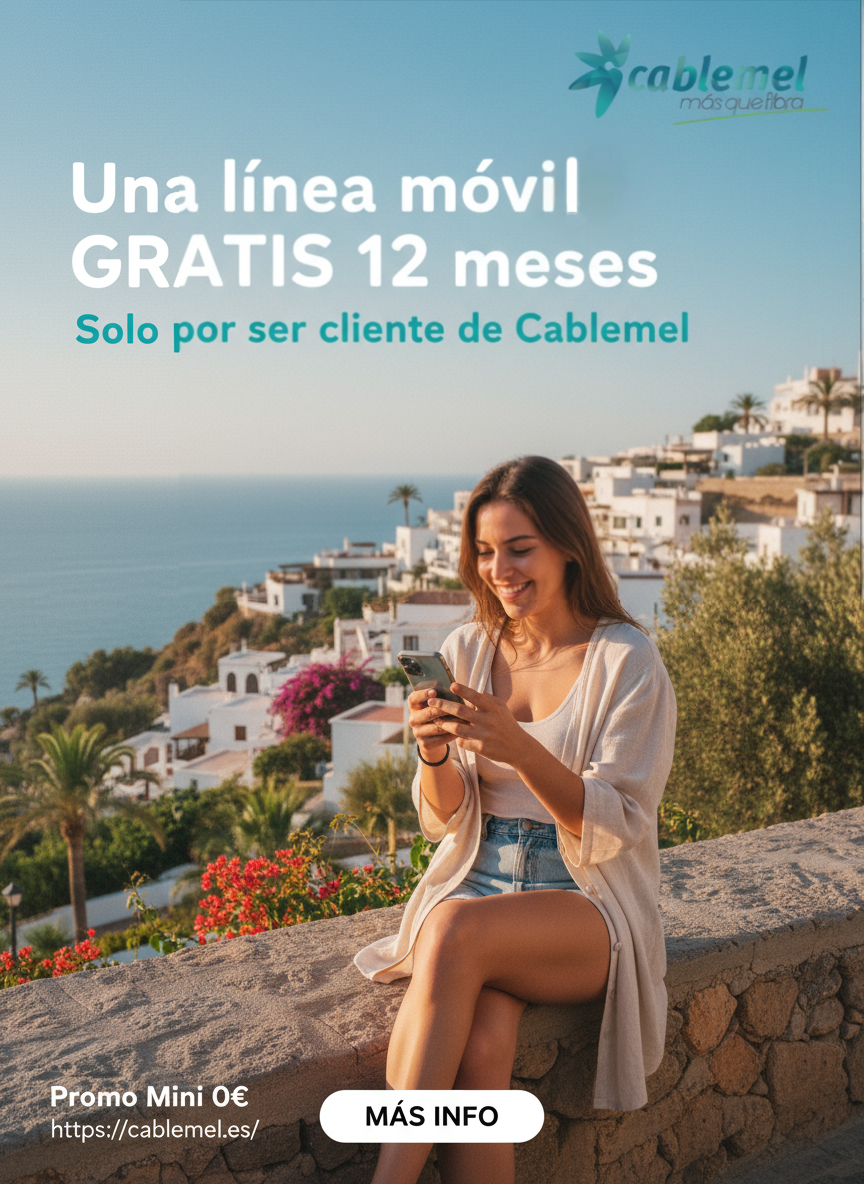 ¡Exclusivo para clientes Cablemel! Una línea móvil GRATIS durante 12 meses. Sí, GRATIS!

Pero no estará para siempre… SOLO hasta el 30 de septiembre. ¿Te lo vas a perder?

👉 Infórmate en cablemel.es 

#cablemel #melilla #fibra #móvil #televisión #másquefibra
