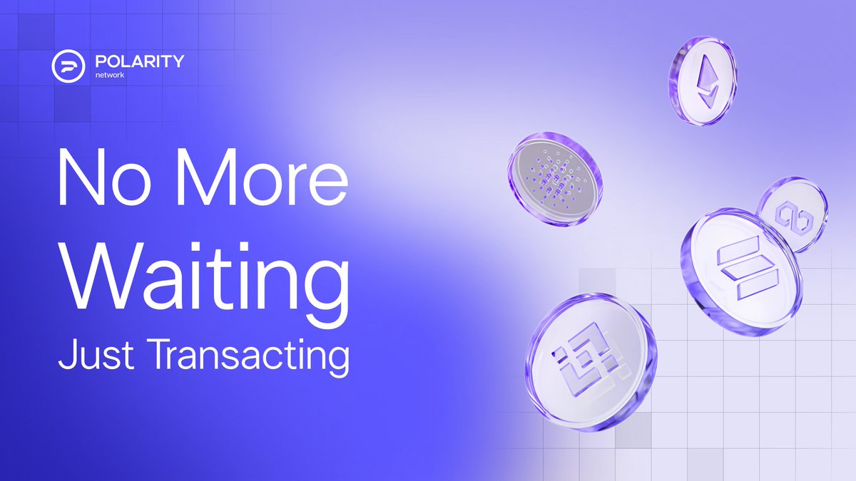 PolarityNet's tweet image. Why stick with outdated tech when the future is already here?

With Polarity, enjoy instant, seamless, and secure blockchain transactions.

👉 Experience it today: polarity.network

#BlockchainSpeed #PolarityNetwork #FastCrypto #Web3Technology