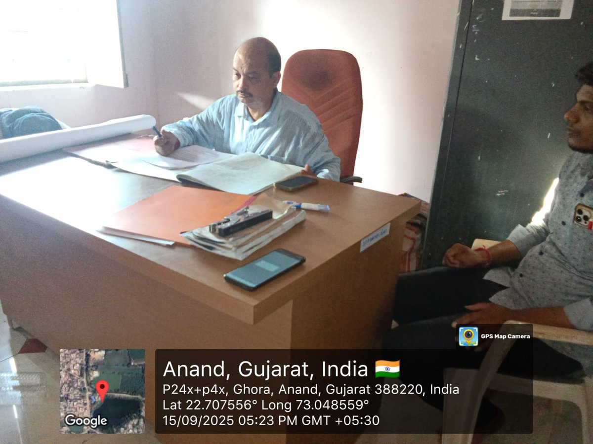આજરોજ ઘોરા ગામે તલાટી કમ મંત્રીશ્રીની સામાન્ય દફતર તપાસણી કરી અને જરૂરી સૂચન કર્યા
<a href="/revenuegujarat/">Revenue Dep. Gujarat</a> 
<a href="/CollectorAnd/">Collector and DM Anand</a> 
<a href="/ero_anand53446/">SDM Anand</a> 
<a href="/DsoAnand/">dso anand</a> 
<a href="/ddoanand/">DDOANAND</a>