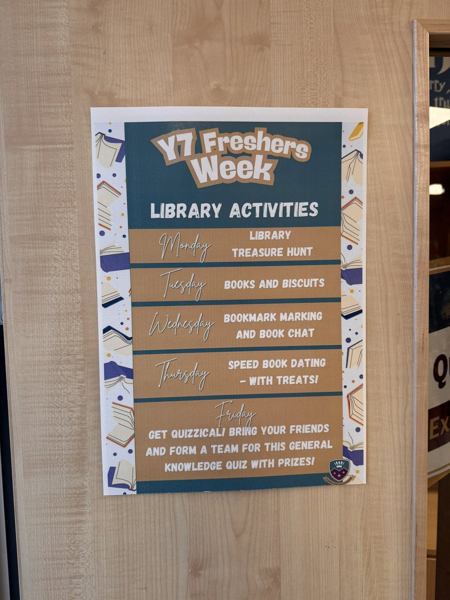 SharplesLibrary's tweet image. Freshers Fortnight has begun!! Today is a treasure hunt! 👀 @SharplesSchool