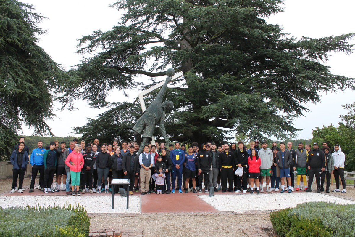 The Frank Soo Champions Cup paying their respects to Arthur Wharton. 

Remembering our collective past to inspire the future.