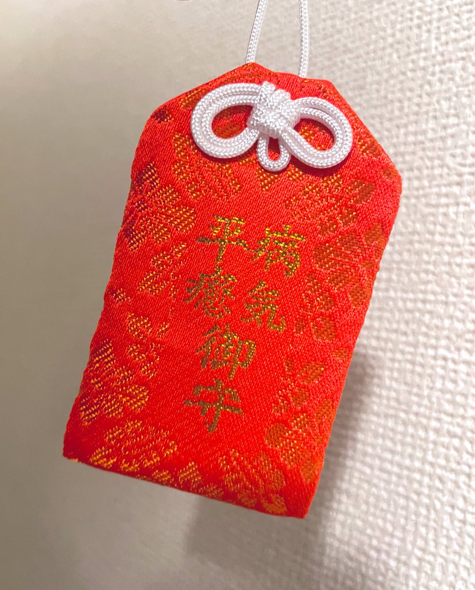 母の職場の同僚の方から病気のお守りをいただいた⭐️
会ったことないわたしが癌になった時に母の話を聞いてくださって心配してくださっていたみたいで、とくに癌に対してご利益のある神社にわざわざ行って買ってきてくださったみたいで🥹🥹
本当に嬉しいしこれから病気に気をつけて頑張ろうと思います🥹