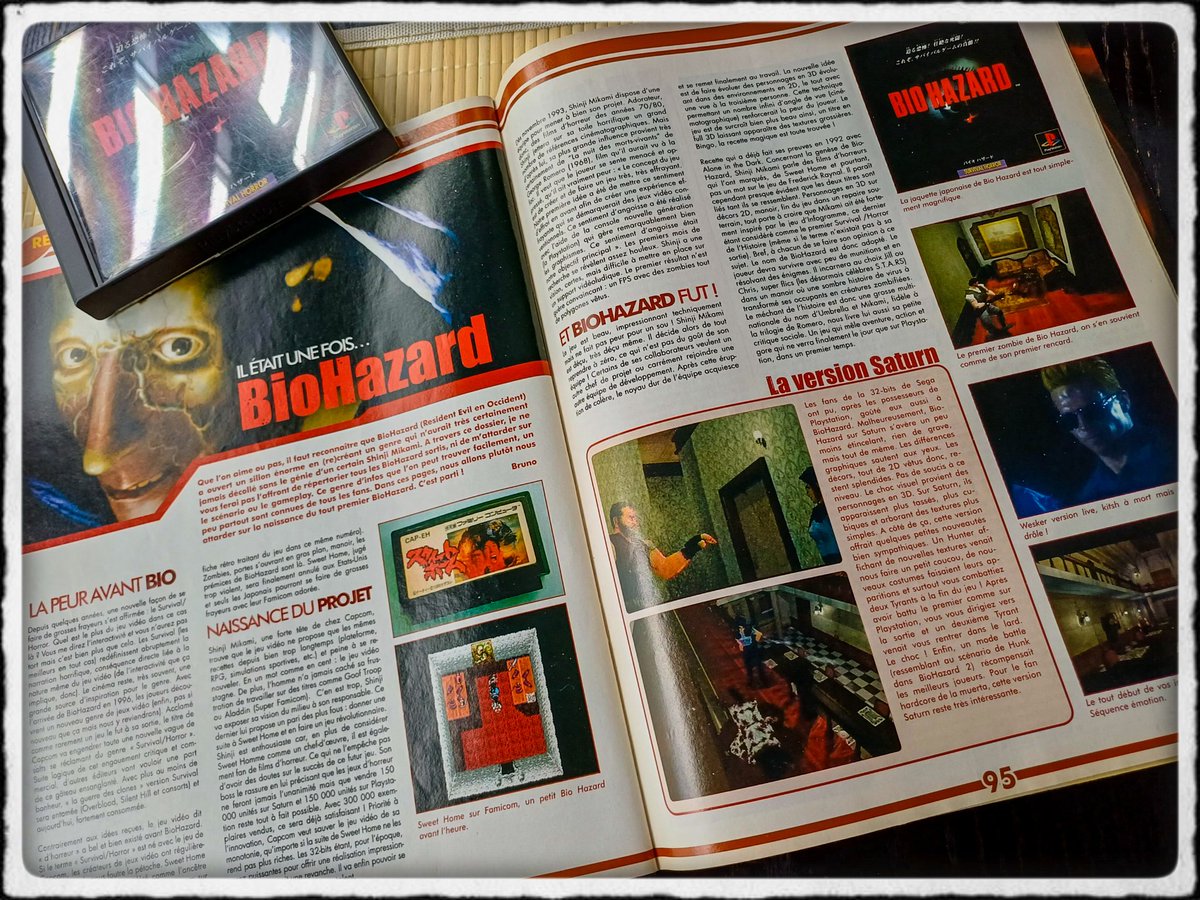 MisterKyleHyde's tweet image. Retomber sur des petits articles sympas quand tu feuilletes tes vieux mag, c'est toujours cool ! #gamefan #fevrier2005 #residentevil #biohazard #REBHFun #retrogaming