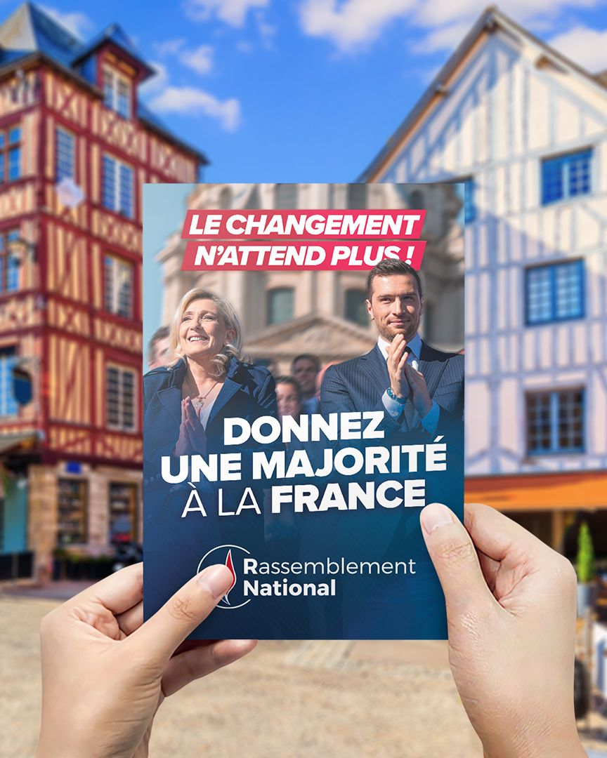 🔵 Le temps de l’alternance n’attend plus : nous sommes prêts à gouverner !

Comme des millions de Français, nous voulons tourner la page du macronisme et ouvrir celle du redressement national.

🇫🇷 Rejoignez-nous : adhesions.rassemblementnational.fr