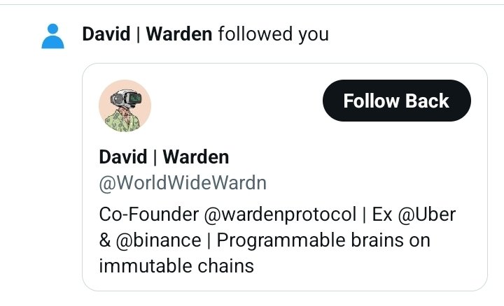 Overm (@overm0587) on Twitter photo Just had a mini heart attack because I thought <a href="/WorldWideWarden/">David | Warden</a> followed me
But it was a fake account ๐ญ
gWarden anyway ๐ Just had a mini heart attack because I thought <a href="/WorldWideWarden/">David | Warden</a> followed me
But it was a fake account ๐ญ
gWarden anyway ๐