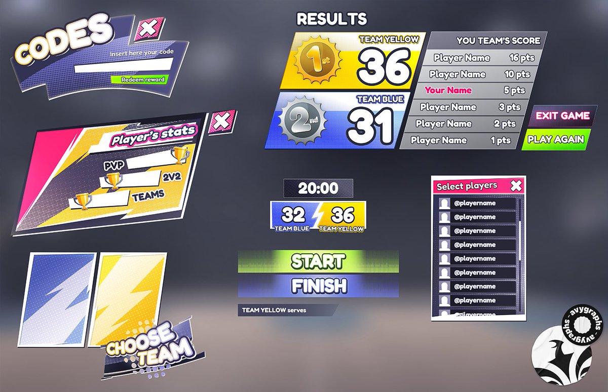 avygraphs's tweet image. 🌸 Sports UI Set - For Sale! 
💬 DM me to buy this set or ask questions!

(Commissions open)
Discord: avygraphics

More coming soon 👀
#RobloxDev #RobloxUI #UIDesign #GameUI