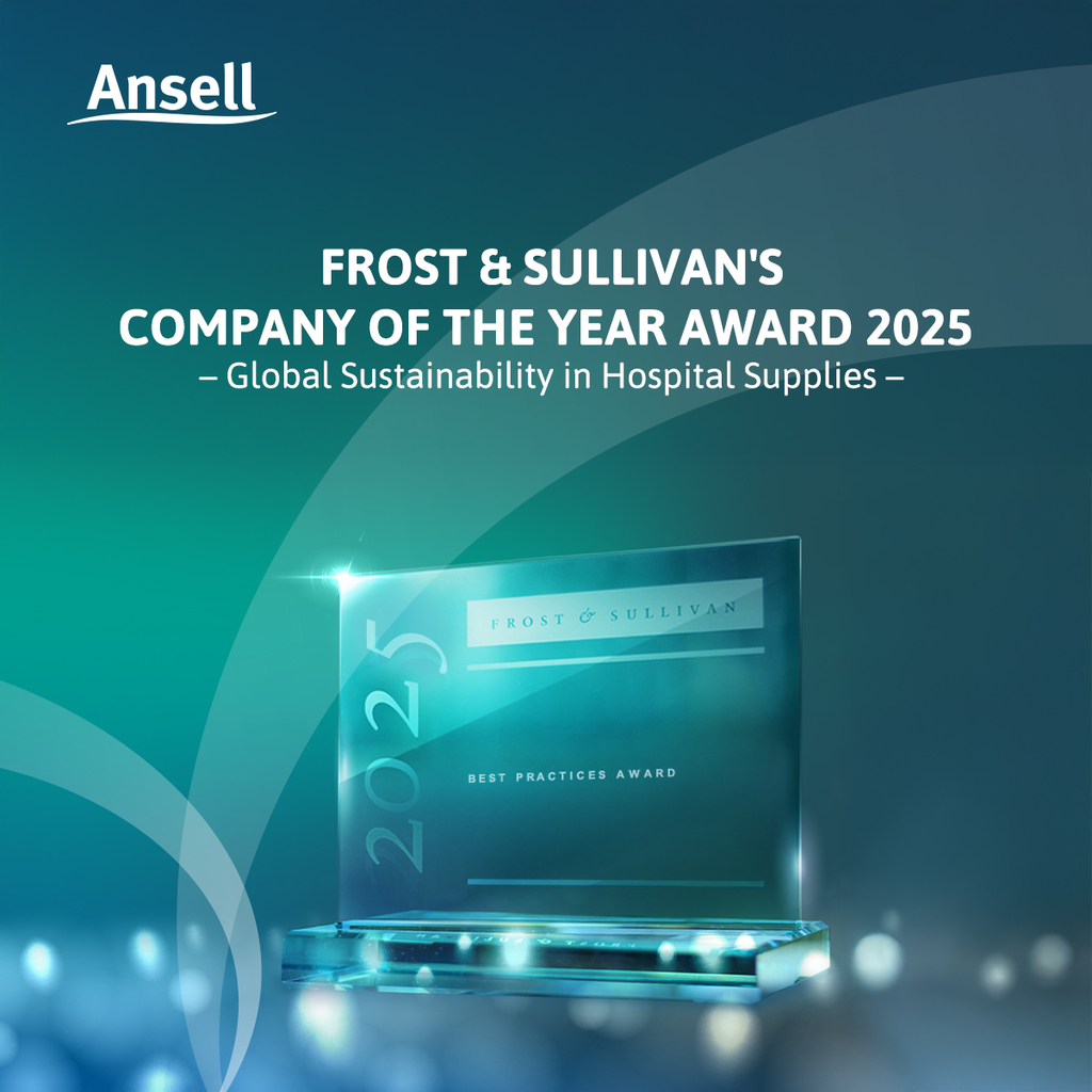 We’re honored to announce that Ansell has been awarded the 2025 Frost &amp; Sullivan Award for Global Sustainability in Hospital Supplies! Together, we’re building a safer, healthier, and more sustainable future. bit.ly/4mZq1xC

#AnsellProtects #Healthcare #Sustainability