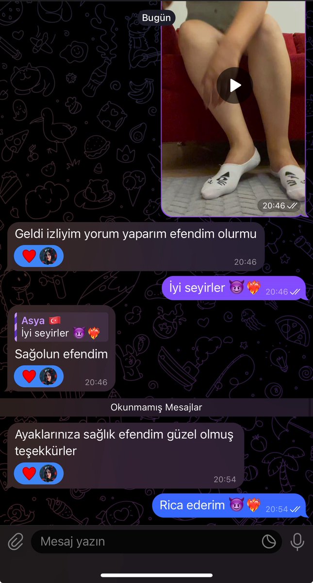 Benden video alanlar asla pişman olmazlar 😈. Yalnızca Telegramdan gelen mesajlara yanıt veriyorum dm atmayın. Telegram  sahibeasya 
Şu an da video için müsaitim köpekler