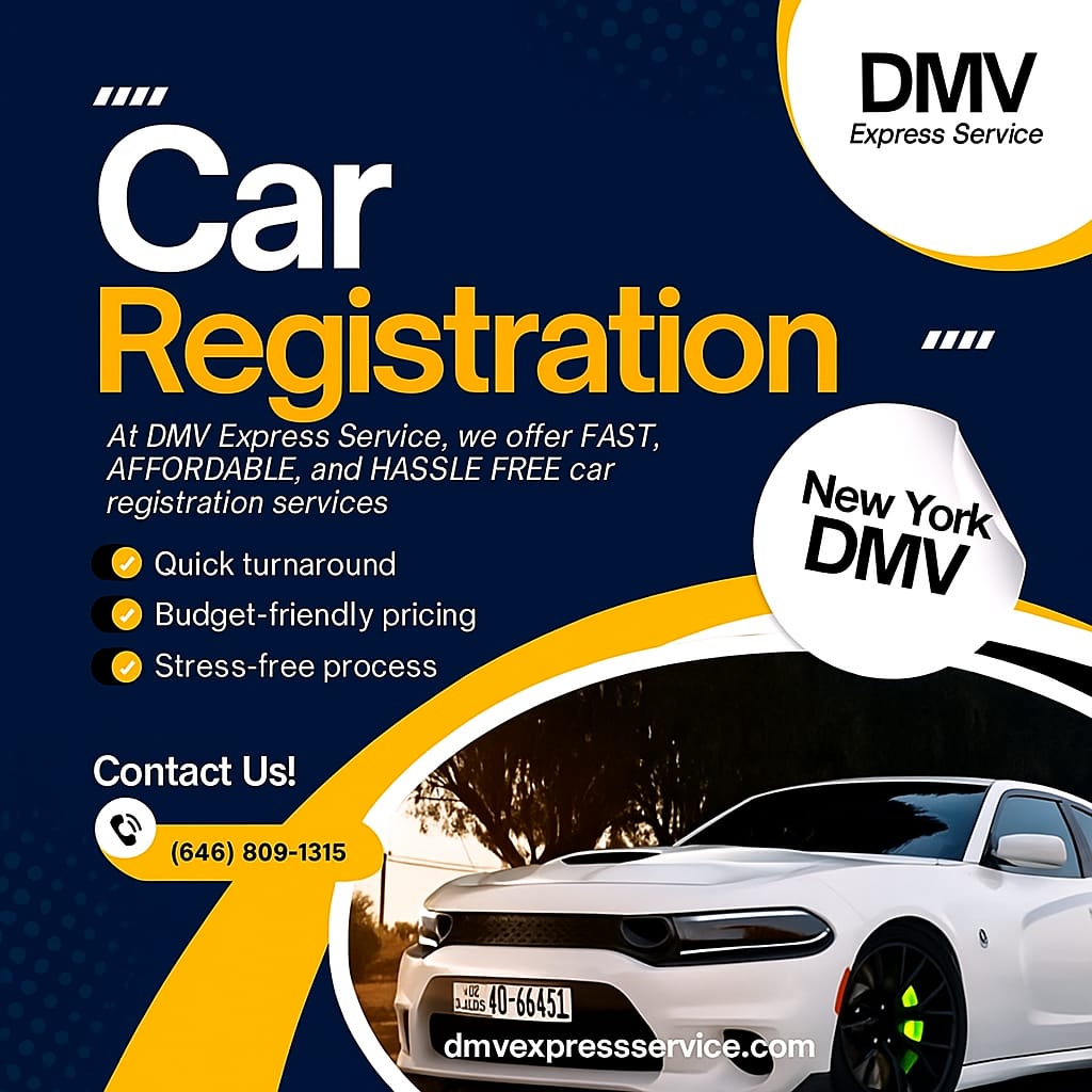 DMVExpressny's tweet photo. π Car Registration made easy with DMV Express Service!
β Same Day Service | 7 Days Open
π’ Our Offices:
π Woodside: 69-07 Roosevelt Ave, 2nd FL | β (646) 809-1315
π Jamaica: 153-23 Hillside Ave | β (347) 607-2780
#CarRegistration #DMVExpressService #USA https://t.co/rzZ4WmMXay