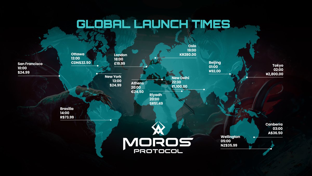✅Moros Protocol Global Release Schedule + Price Revealed! 💵

Wishlist here➡️s.team/a/1605250