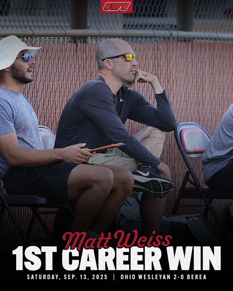 Ohio Wesleyan University Athletics tweet media