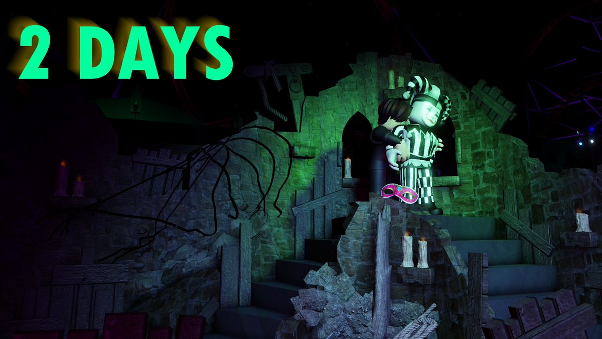 UniRobloxGame's tweet image. 🎃 IN 2 DAYS, Halloween Scare Nights 2025 officially opens... Watch out for vampires ⚰️