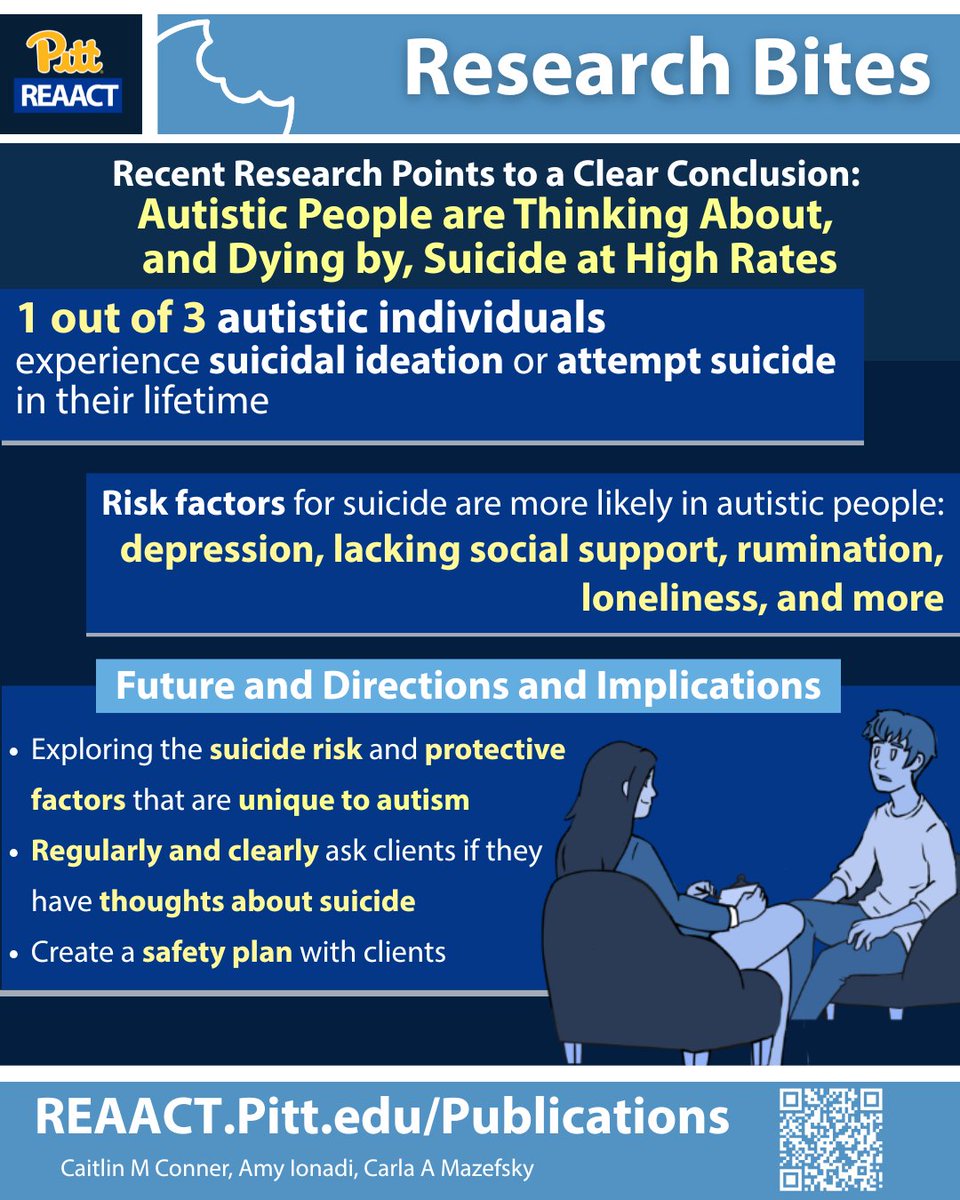 Pitt REAACT: An NIH Autism Center of Excellence tweet media