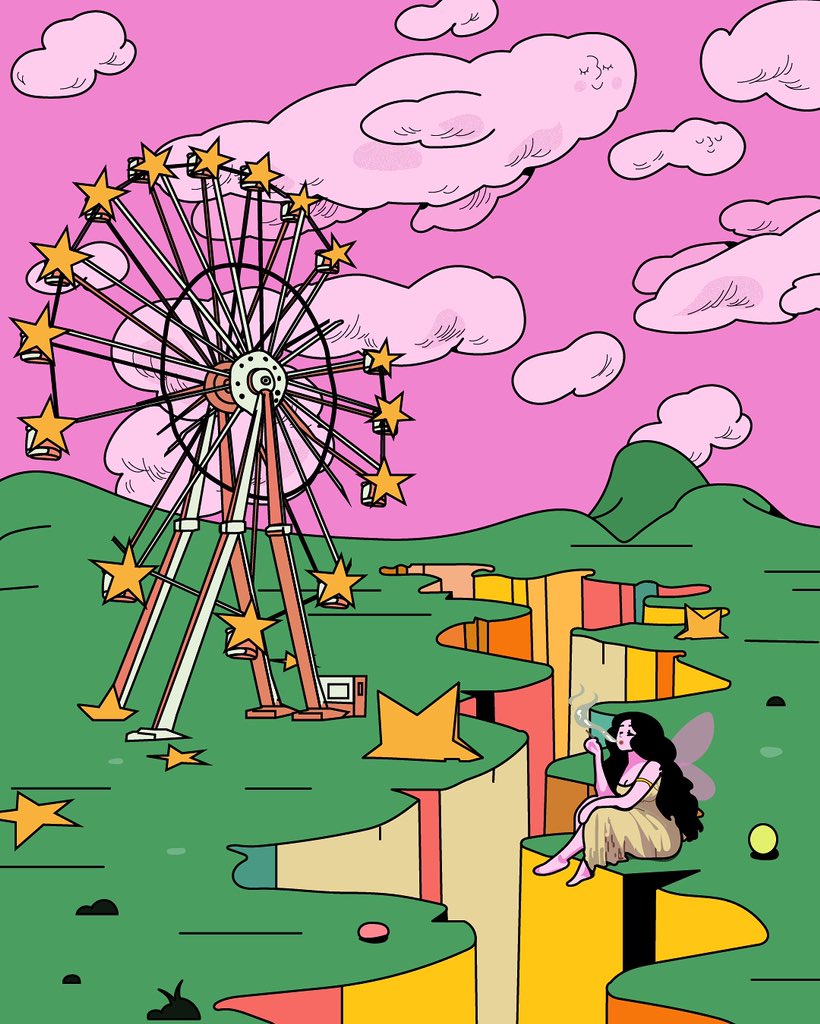 rarefcuk's tweet photo. Which vibe do you feel most — wonder or calm? 💫
#DigitalArt #Dreamscape #WhimsicalArt #Surrealism #PastelVibes #Illustration #ArtOfTheDay #CreativeCommunity #GraphicDesign” https://t.co/fA1FgiioVv