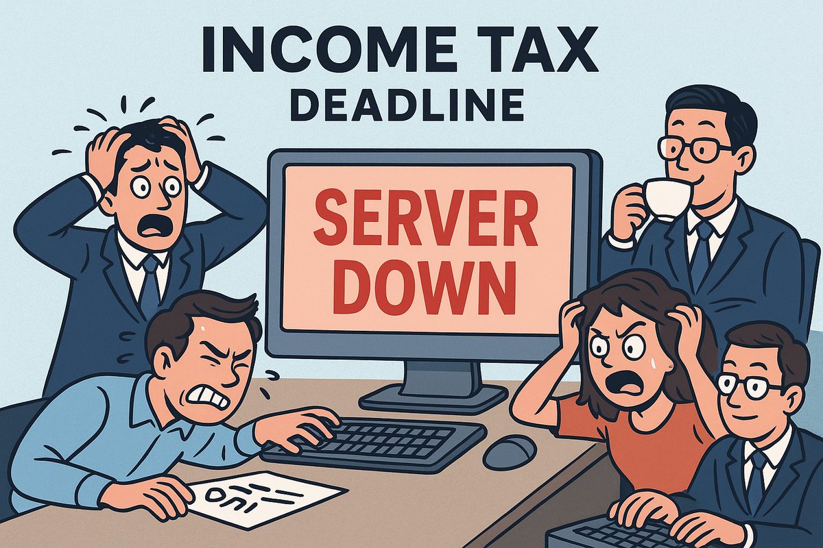 LEGEND1374's tweet photo. @IncomeTaxIndia giving AI-generated tips like clear cookies &amp; temp files while the site is crashing nonstop 🤖🍪
Servers aren’t failing because of our browsers — they’re failing because of your traffic load.
Stop copy-paste replies. #extendduedates  #extendduedateimmediately https://t.co/4qYsE9t540
