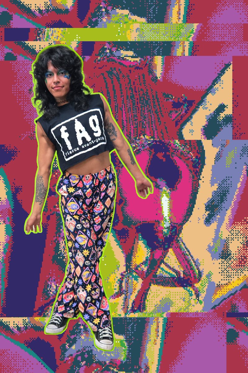 boynamedrichie's tweet photo. 🚨MERCH ALERT🚨 

now you 2 can serve FIERCE, avant-garde!.* 

sizes S-3XL, will be sold exclusively in person starting at Folsom Street Fair🏳️‍🌈 https://t.co/MwCAxXptGc