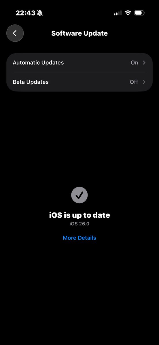 aditya_shxrma_'s tweet image. Where is my ios26 @Apple?????