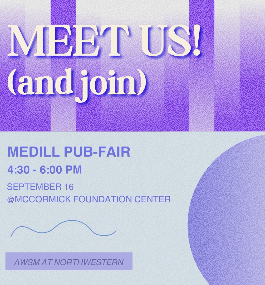 Northwestern AWSM tweet media