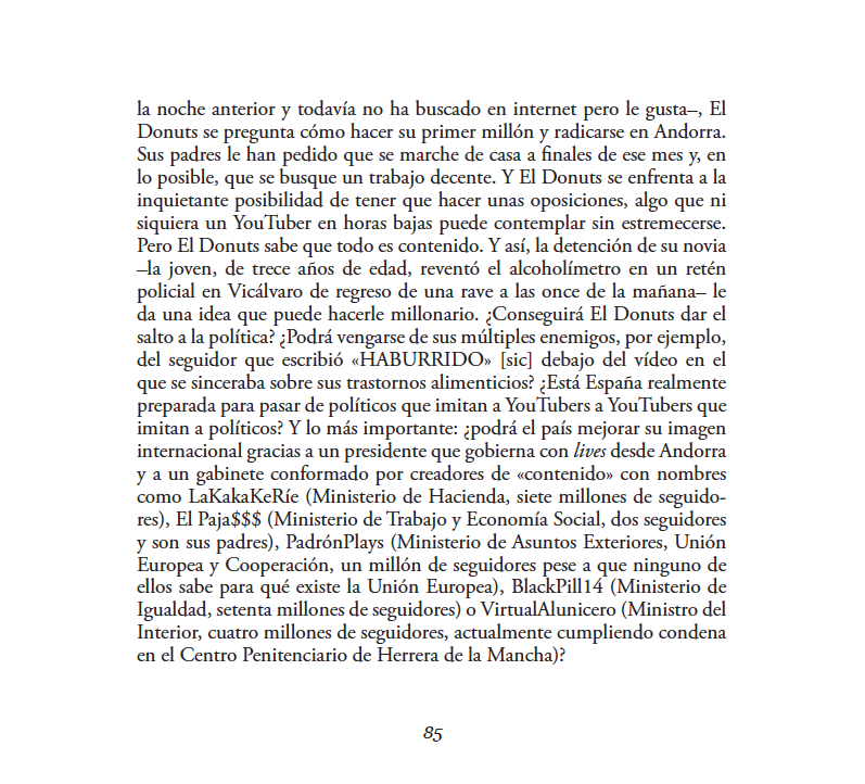 De "Pron vs. Prompt", vía Delirio.

(Un ejercicio, para quien quiera saber más de nuestro "concurso": pídele a tu IA favorita que escriba la sinopsis de un filme imaginario con el título de "El eco de las voces silenciadas" y señala las, digamos, 6.819 diferencias.)