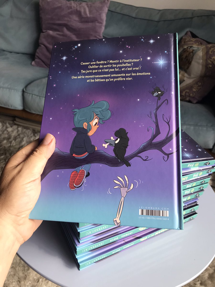 Le voilà enfin et il est vraiment tout beau notre album!
Tao et ses Monstres sortira le 26 septembre prochain en librairie. 👻
#taoetsesmonstres #lelombard #kidtoussaint #davidgilson