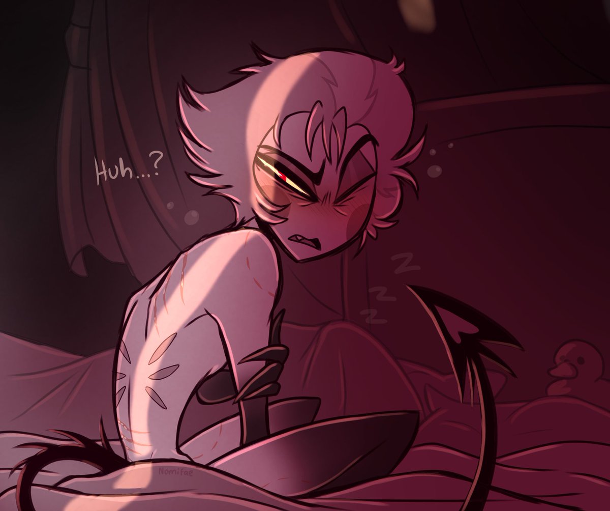 Nomifae_'s tweet image. One-night stand~💋

#HazbinHotelFanart #HazbinHotelLucifer