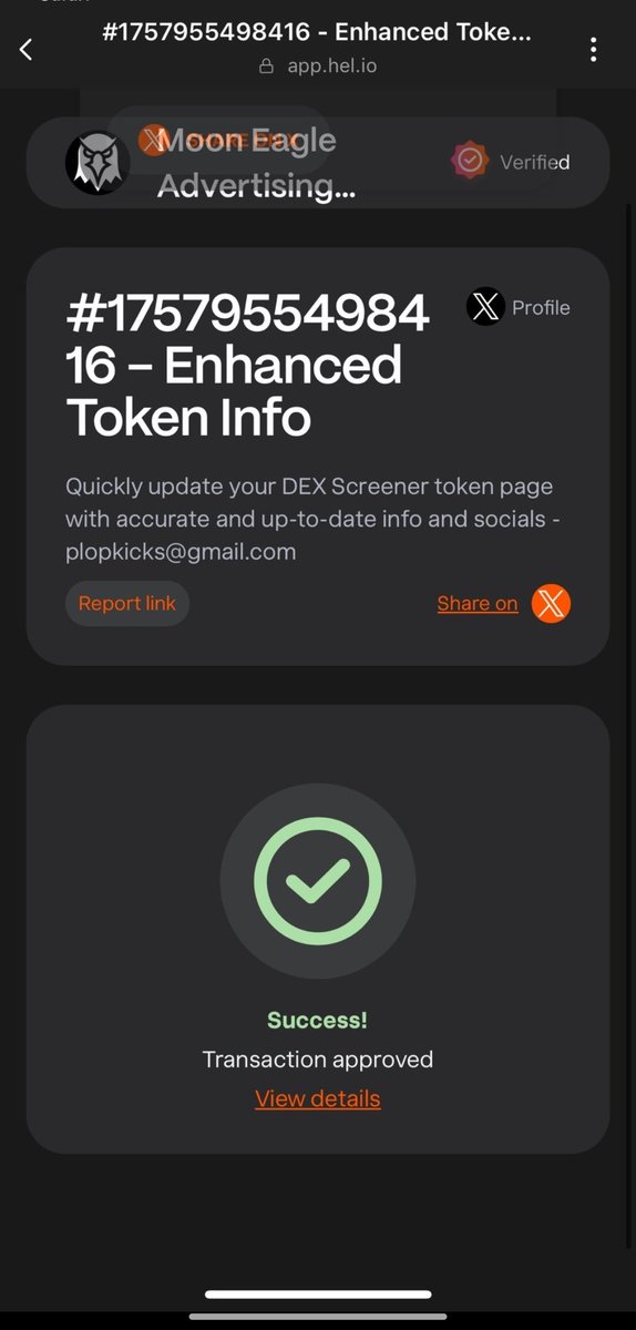 Veyr_28's tweet photo. Dex paid and boosted🤑
Launched by:@Mikeykallss https://t.co/0WJBWmsCV3
