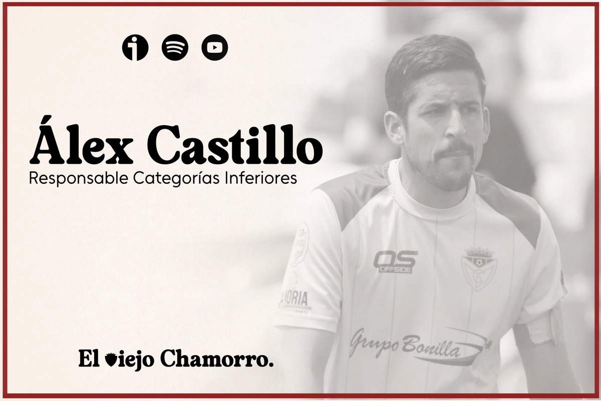 ElviejoChamorro's tweet image. Álex Castillo colgó las botas pero no su amor por unos colores. Esta semana tenemos una charla de mucho fútbol y mucho Martos. 

El eterno capitán repasa su trayectoria, nos cuenta cómo vive el fútbol hoy en día y nos explica el funcionamiento de las categorías inferiores.
