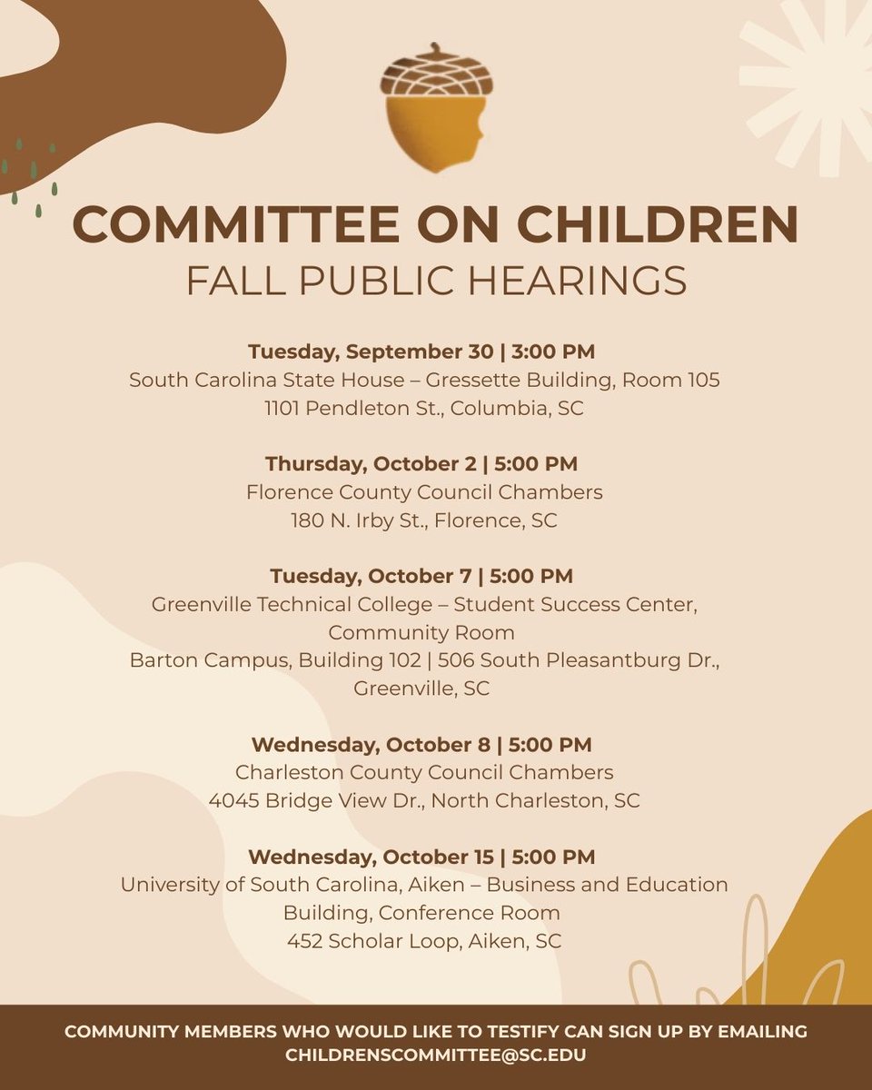 Committee on Children tweet media