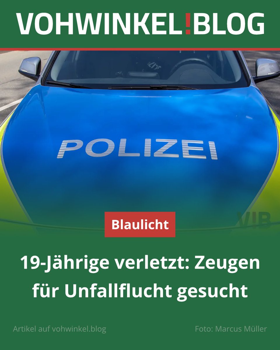 Wer hat am Samstagnachmittag auf der Vohwinkeler Straße einen weißen Fiat gesehen und kann Hinweise auf den Fahrer geben?

Zum Artikel geht es hier:
wupper.link/hg7n2

#Wuppertal #Vohwinkel #Sonnborn #Blaulicht #Polizei #Unfall #Unfallflucht #Fußgängerin #Auto