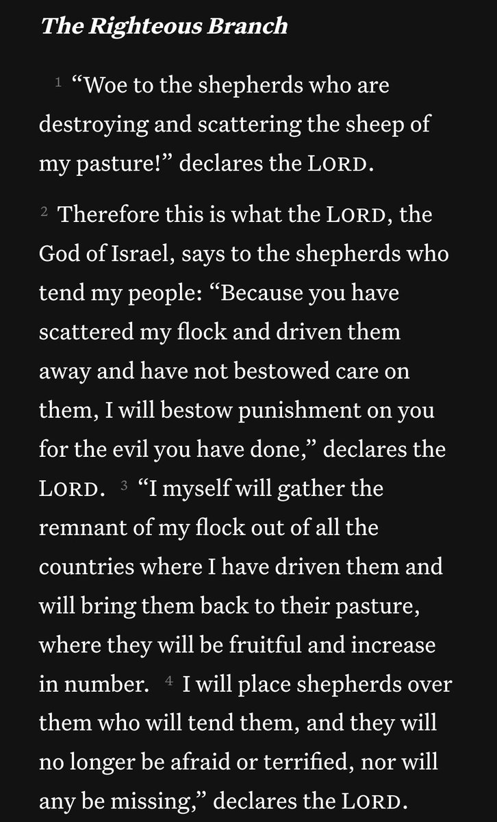 For the spiritual leaders who misspoke about Charlie Kirk this weekend. Beware: