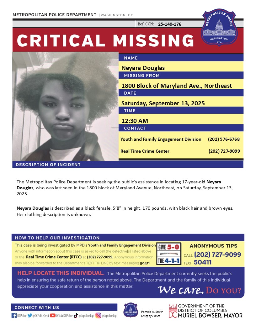 DC Police Department tweet media