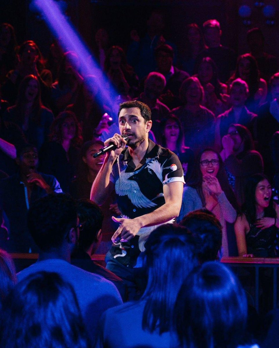 Thank you <a href="/JRossShow/">Jonathan Ross Show</a> 🎤 drop. 'Fit by <a href="/RobertGrahamNYC/">Robert Graham</a> and <a href="/Lanvin/">LANVIN</a>. #GutterGlowMovie