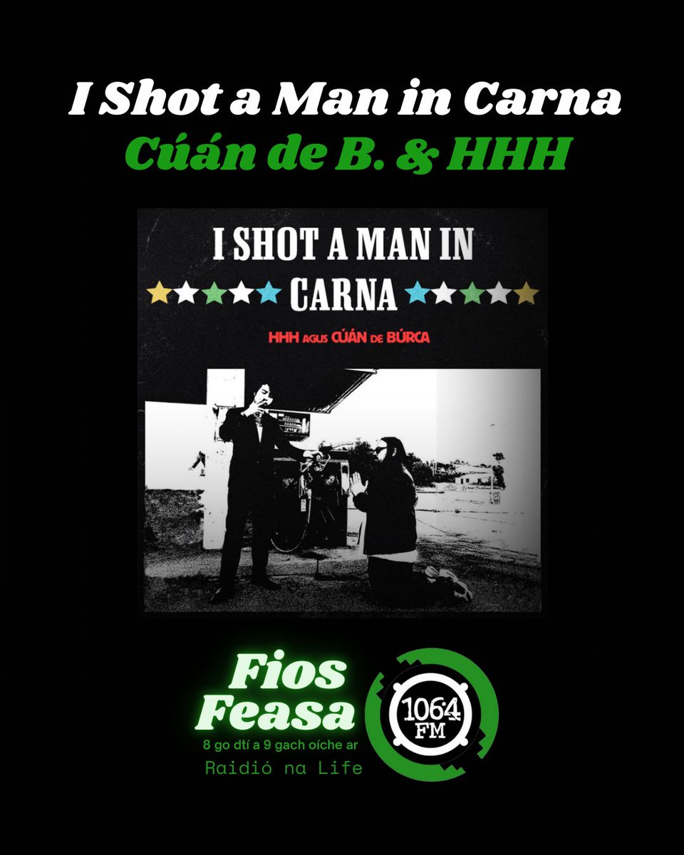 Anocht ar #FiosFeasa, Cúán de Búrca ag caint faoin singil nua aige, Nell Ní Chróinín agus an sraith nua aici ar <a href="/TG4TV/">TG4</a>  agus Emer Nic Aodhán ag caint faoin <a href="/dublinfringe/">Dublin Fringe Festival</a>  É sin uiligh agus scoth an cheoil! <a href="/RustyDonn/">Rossa O Sioradain</a>