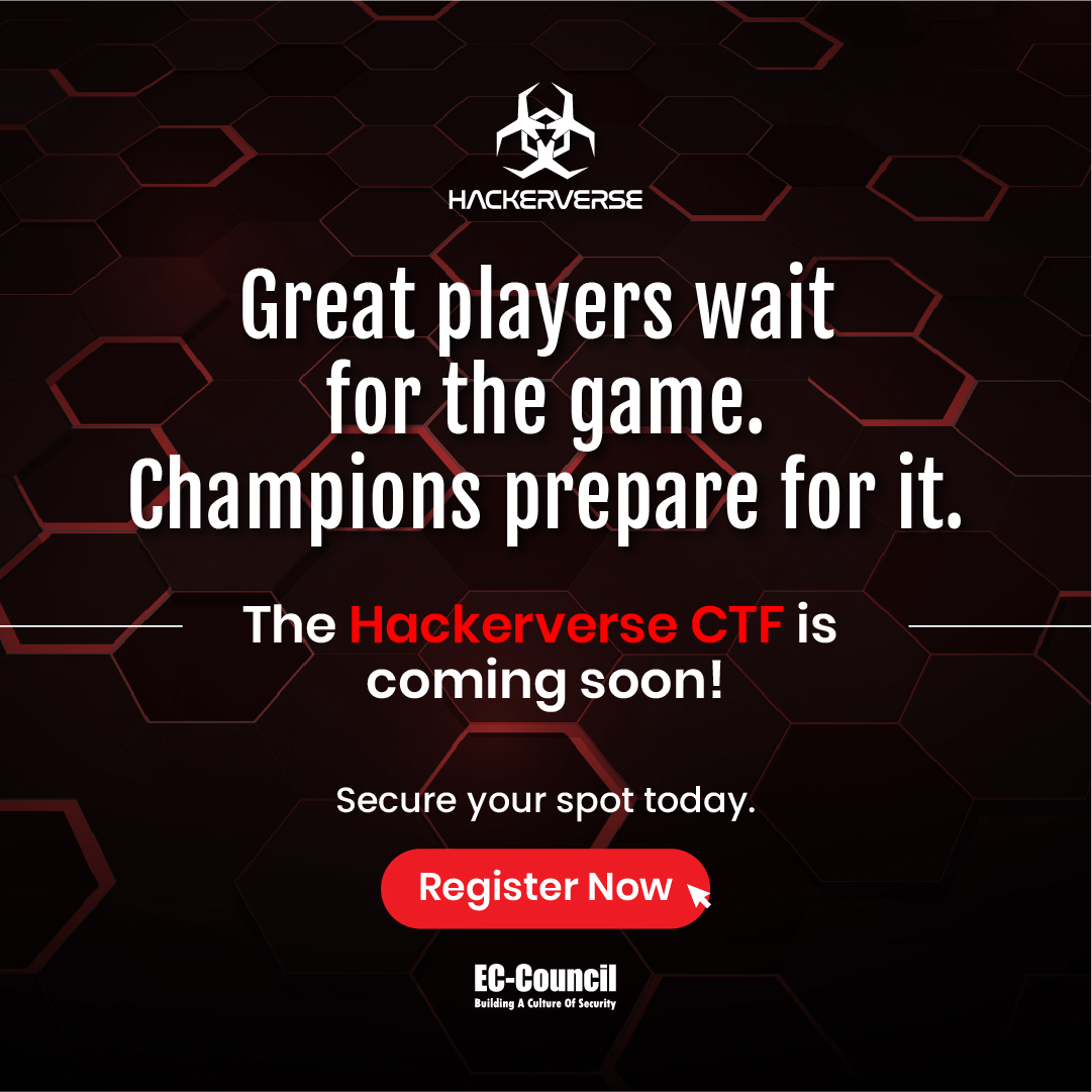 hackerverse_ecc's tweet image. 🚀 Step into the arena of cyber brilliance!
The September Hackerverse CTF is here. Take on real-world cyber challenges, outsmart the competition, and claim your spot on the leaderboard.
👉Register for free today: buff.ly/4ijRWG6
#eccouncil #hackerverse #hackerversectf