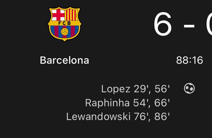 cu7ler's tweet image. برشلونة أمس سجل هدف في :

الدقيقة 56
الدقيقة 66
الدقيقة 76
الدقيقة 86