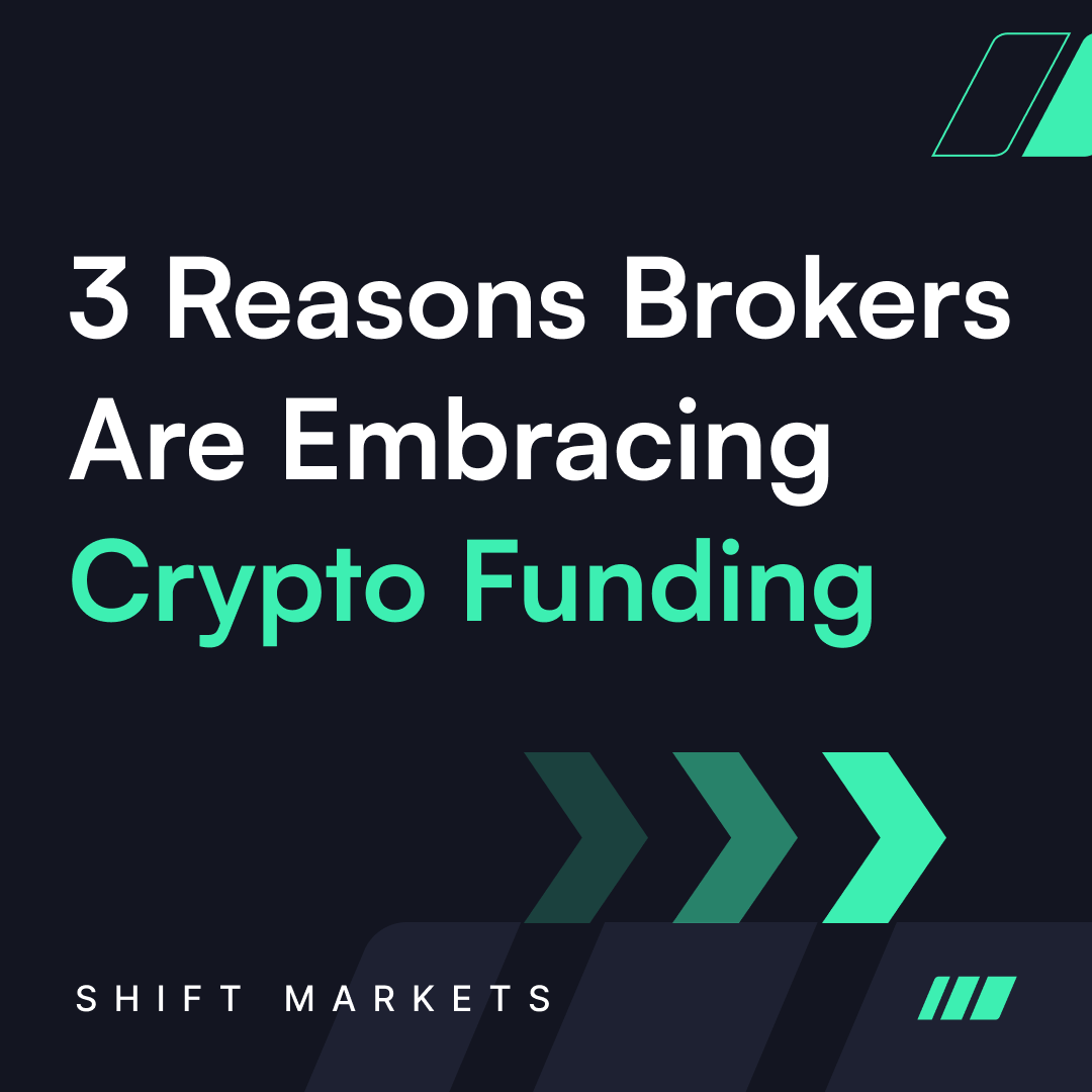 Crypto funding is becoming the default for brokers and here’s why 👇 

Cards and wires slow deposits and eat margin. Traders expect instant, low-cost, global funding. With crypto you can:
1️⃣ Keep positions alive at margin call
2️⃣ Capture weekend volume
3️⃣ Cut payment costs up to