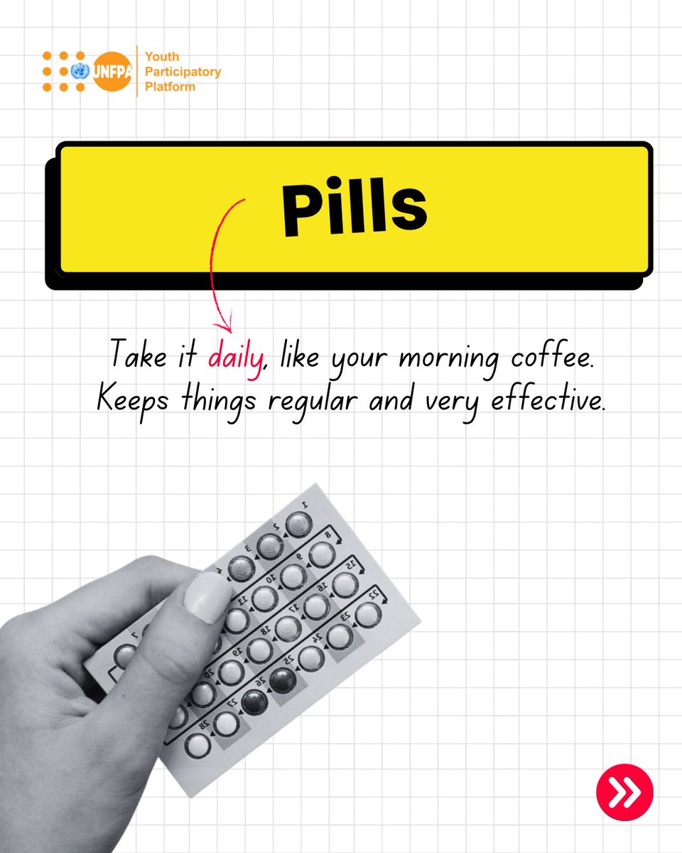 UnfpaYPPNigeria's tweet photo. Choosing contraception is like picking toppings for your pizza, 🍕there are so many options! Pills, patches, implants, condoms. Meet a health care service provider to find the one that best suits you.

#Contraceptives4All #PowerUpForEquality #PowerUpNigeria #SRH4U #EqualityNow https://t.co/MTZjUtaaVg