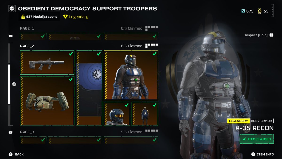 Halo ODST Warbond complete 🫡 <a href="/helldivers2/">HELLDIVERS™ 2</a>