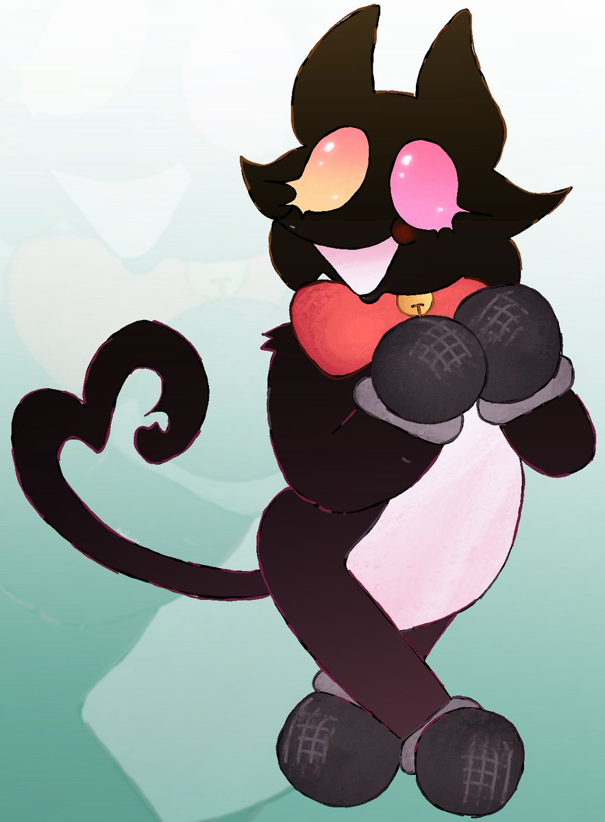 She is so bashful ouuu plueyy #DELTARUNE #pluey