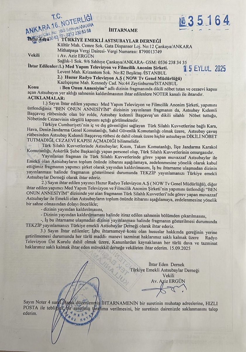 Astsubaylar TSK nin En Stratejik gücü ve Lojistik Yöneticisidir. Fragmandaki Astsubay rolü biz Astsubayların itibarsızlaştırılması ve onur kırıcı olarak kamuoyuna lanse edilemez. .youtu.be/cP-VAim0zeE?si… fragman kaldırılmalıdır. <a href="/nowtvturkiye/">NOW</a> <a href="/medyapimresmi/">MEDYAPIM</a> <a href="/tcsavunma/">T.C. Millî Savunma Bakanlığı</a>