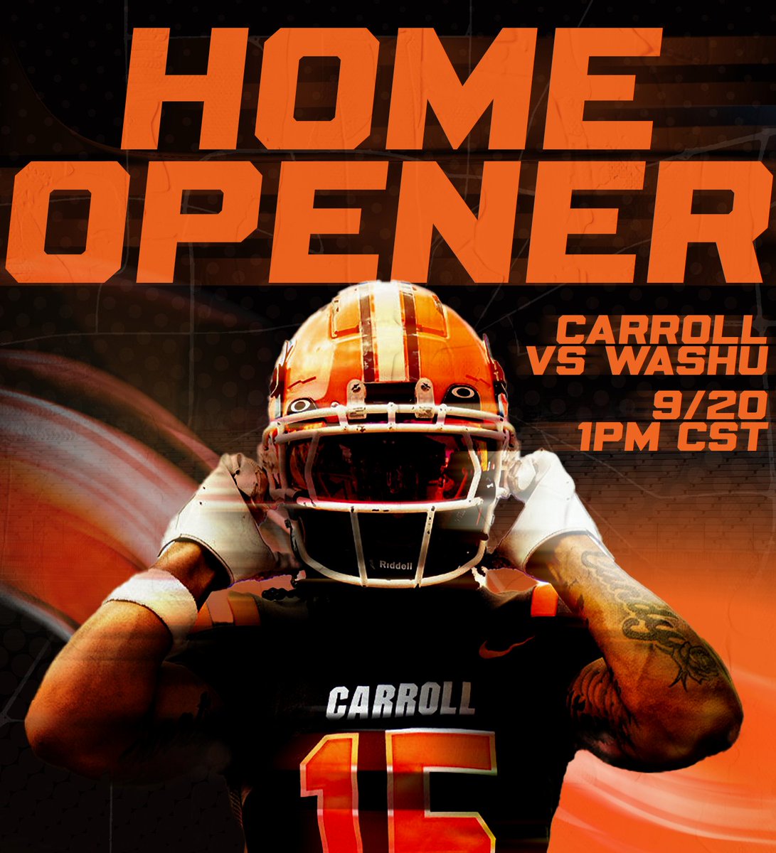 Carroll U Football tweet media