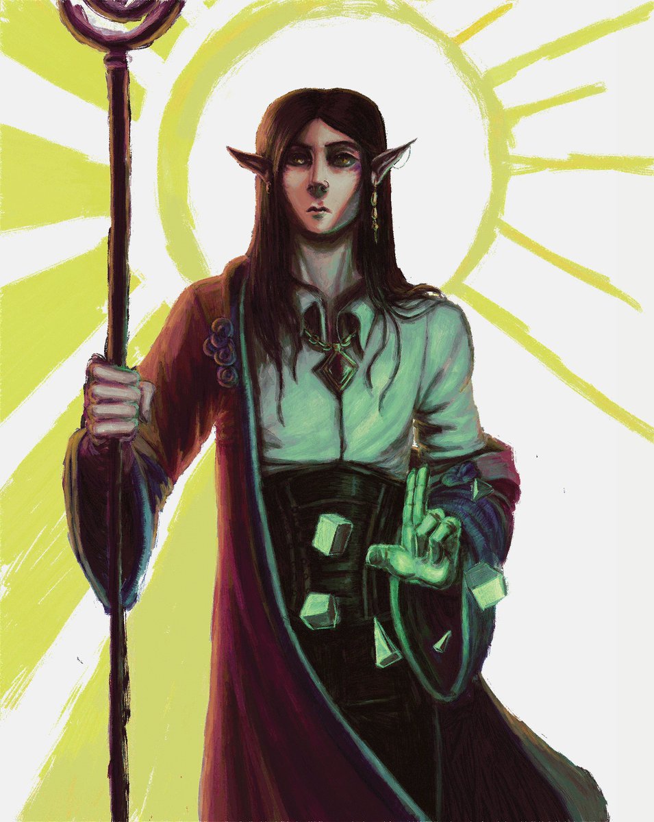 ZatrixOfYazma's tweet photo. //New commission of my time mage Celesste who certainly isn't a snake too

@//Willsketcho https://t.co/Tix7S1TiFk