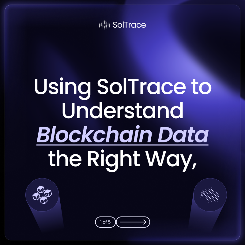 UseSolTrace's tweet photo. The blockchain never lies, but the way you read it might.

SolTrace, the new wallet visualization tool, transforms blockchain exploration for traders and wallet analysts on the Solana network with clear insights in seconds.

Unlock clarity on Solana, waitlist open soon.