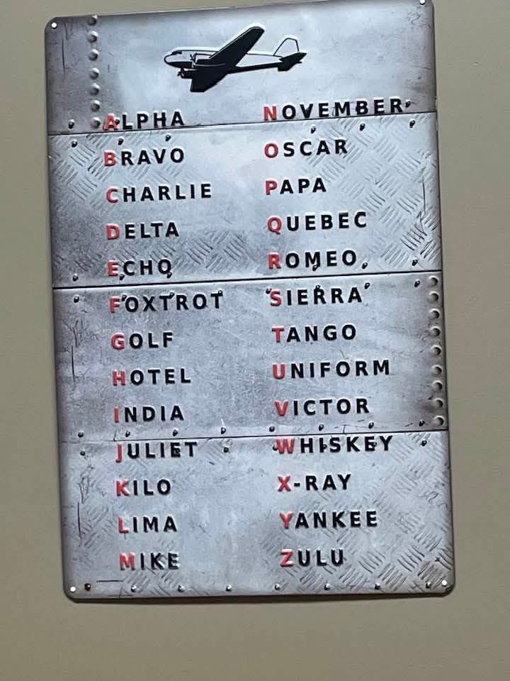 Havacılık alfabesini tanıyalım…