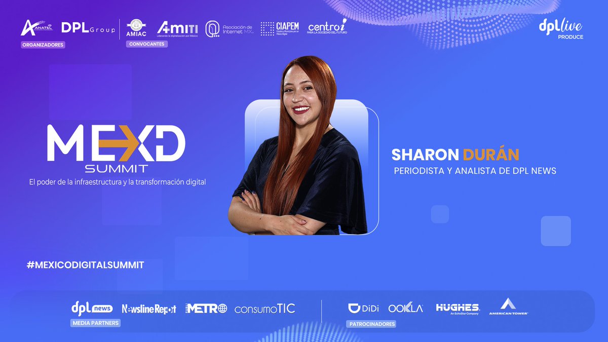 🌐🇲🇽 #MexicoDigitalSummit 2025 reunirá a las mentes que están marcando el rumbo de la innovación digital.

✨ Temas clave:
🤖 #InteligenciaArtificial
🌍 #InclusiónDigital
📦 #Nearshoring
🚀 #TransformaciónDigital … ¡y mucho más!

🎤 Una de las grandes speakers confirmadas es