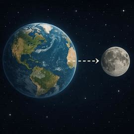 La Luna se aleja de la Tierra aproximadamente 3,8 cm cada año debido a las interacciones gravitacionales y las mareas. Con el tiempo, esto hará que los eclipses sean menos frecuentes y que los días en la Tierra se alarguen muy lentamente.