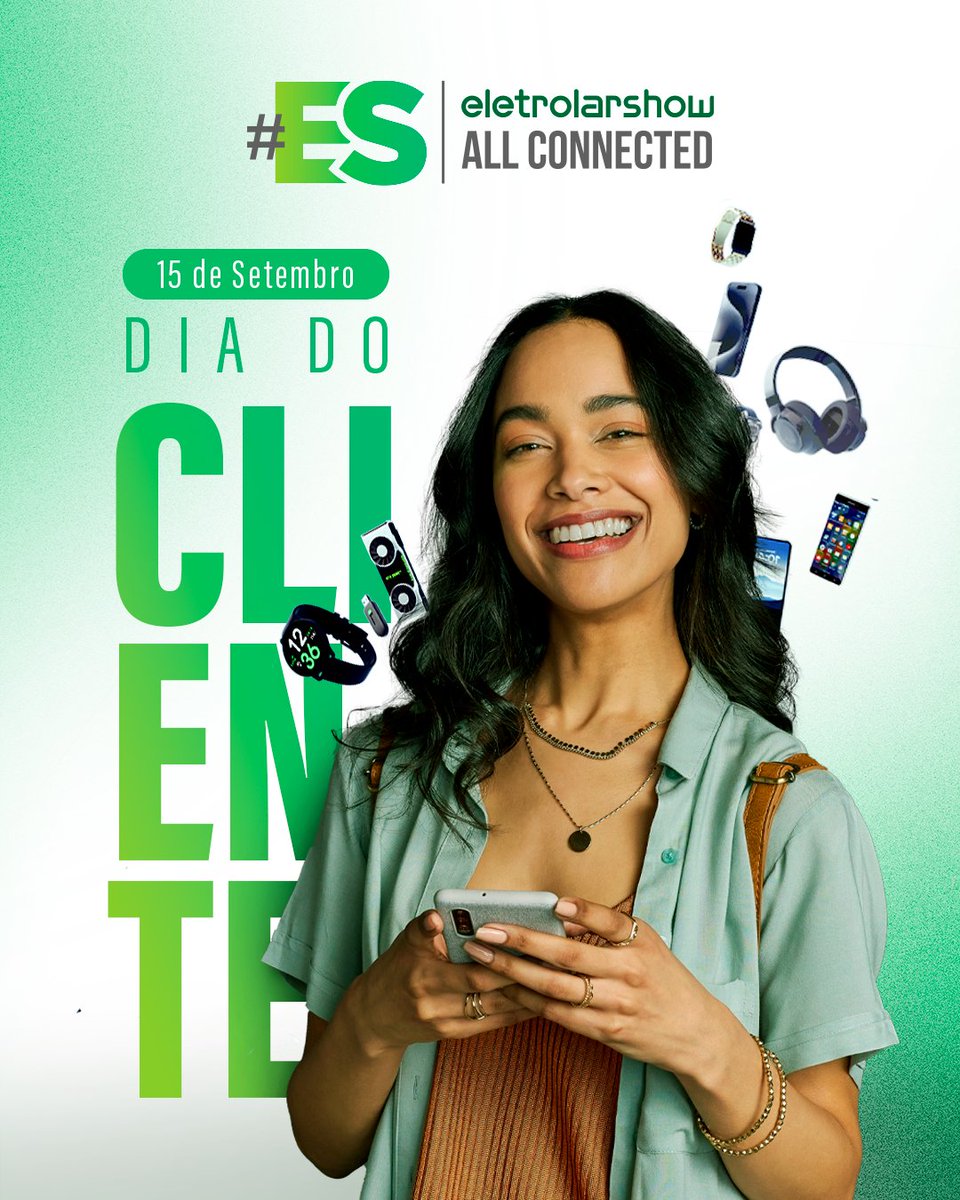 EletrolarShow's tweet image. 📱 No Dia do Cliente, celebramos a força de quem impulsiona o mercado. Vocês são a razão da nossa história e o centro de cada conexão que construímos.

#EletrolarShow #DiaDoCliente #Conexões #Negócios