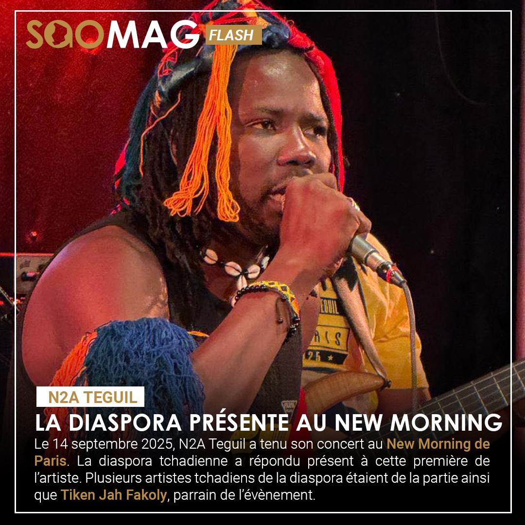 🎤| la diaspora tchadienne a repondu présente pour N2A Teguil, un concert historique pour sa carrière. Spectacle et beaucoup d'émotions pour le concert du Blamsia suivi en ligne par plus de 3 000 personnes.
saomag.com/la-diaspora-tc…