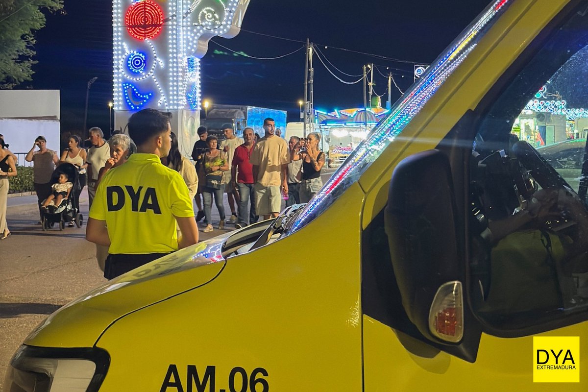 #PreventivosDYA | 🎡Durante cuatro jornadas de la pasada semana hemos estado presentes en el recinto ferial de 📍#TalaveraLaReal dando cobertura sanitaria a sus ferias.

📊 Se realiza una decena de asistencias, todas leves y resueltas in situ.