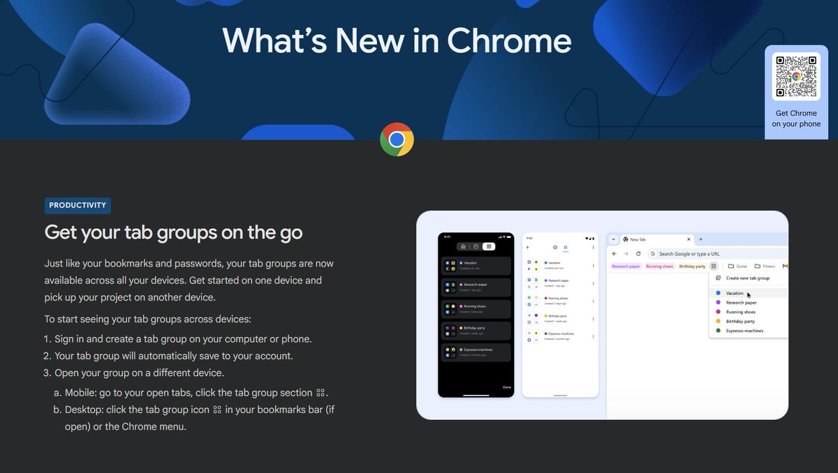 This is a pretty cool new Chrome feature, lets you save and switch contexts very easily.